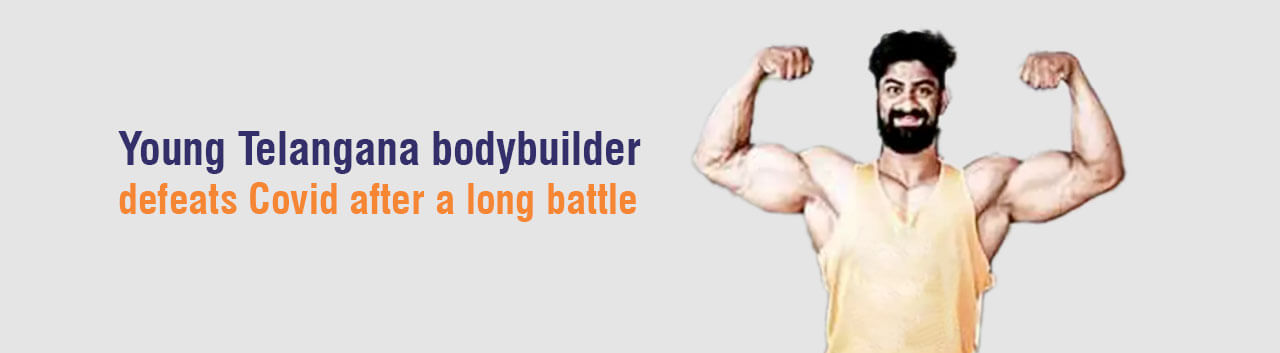 bodybuilder defeats Covid