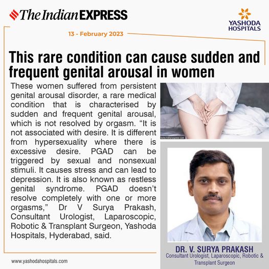 This Rare Condition Can Cause Sudden And Frequent Genital Arousal In Women Dr V Surya