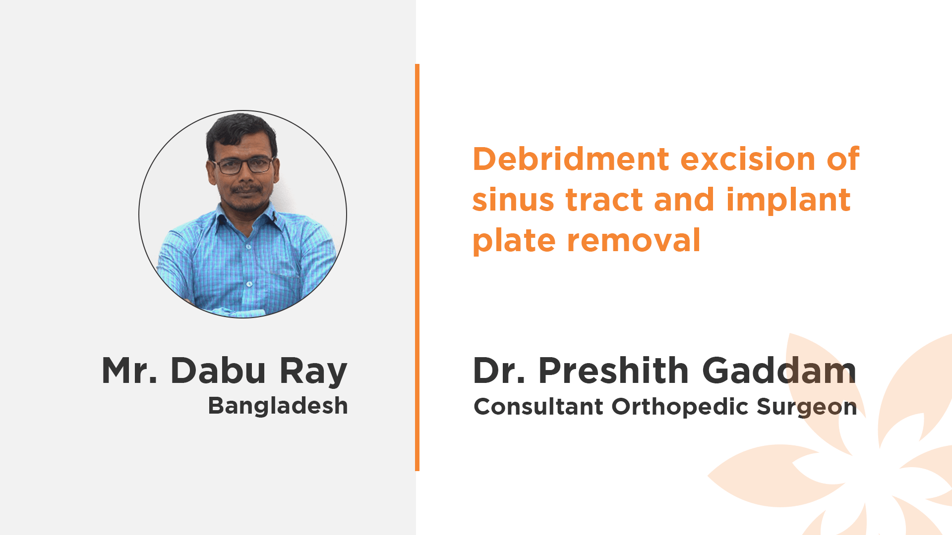 Patient Testimonial For Sinus Surgery By Mr Dabu Ray From Bangladesh Cancer At Yashoda Hospitals