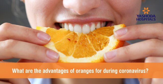 What are the advantages of oranges for curing coronavirus?