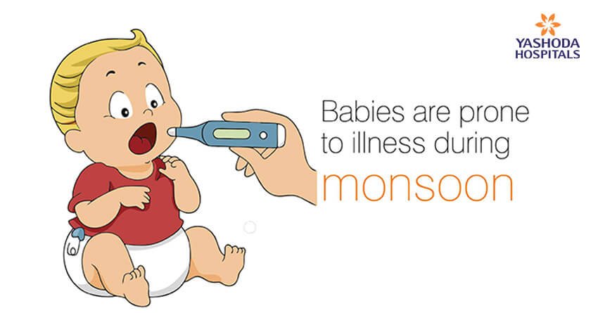 How to prevent common infections among babies during monsoon?